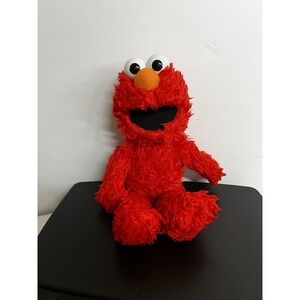 Sesame Street Elmo Plush Toy Stuffed Animal Red Fuzzy Tickle Me Pal